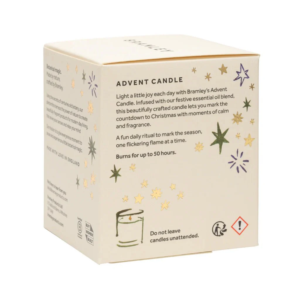 Bramley Large Advent Candle - Image 5