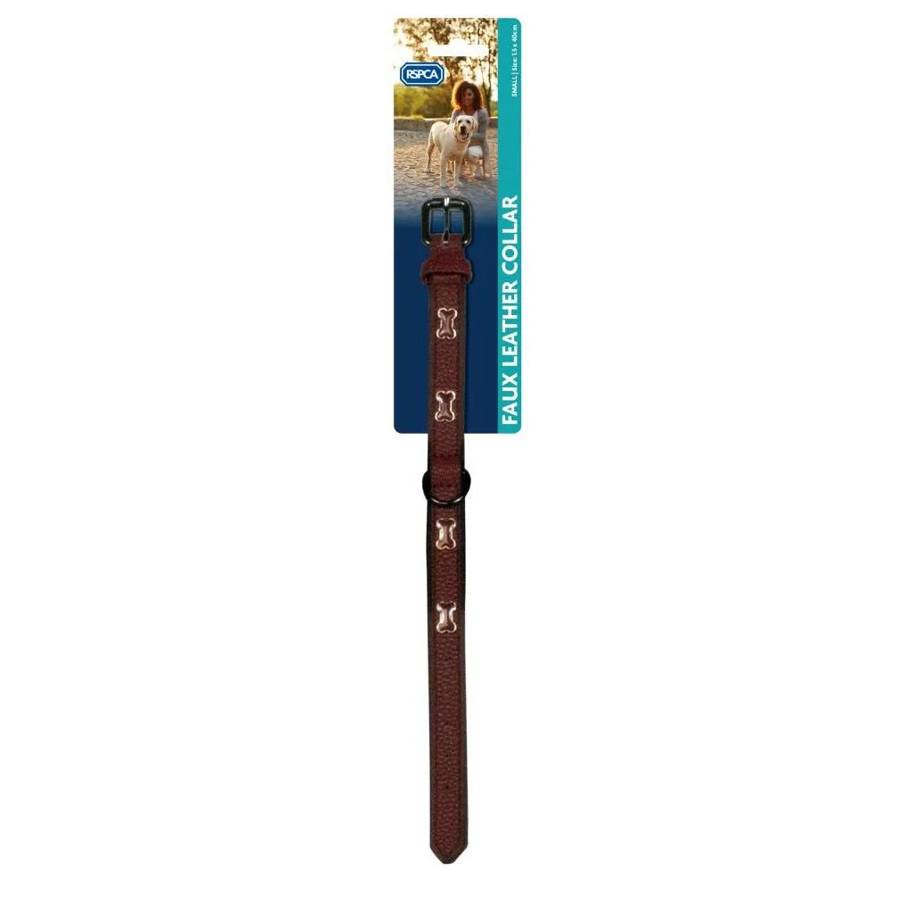 RSPCA Faux Leather Dog Collar - Image 6