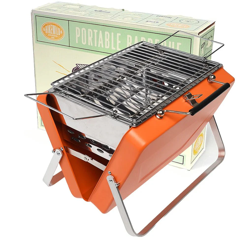 Portable Suitcase BBQ - Burnt Orange - Image 3