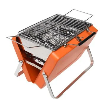 Portable Suitcase BBQ - Burnt Orange - Image 6