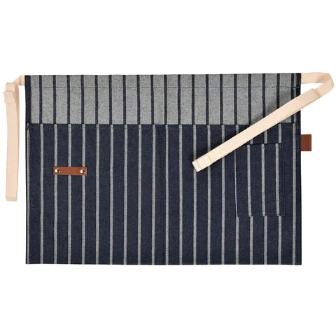 Sophie Conran Navy Stripe Waist Apron - Image 3