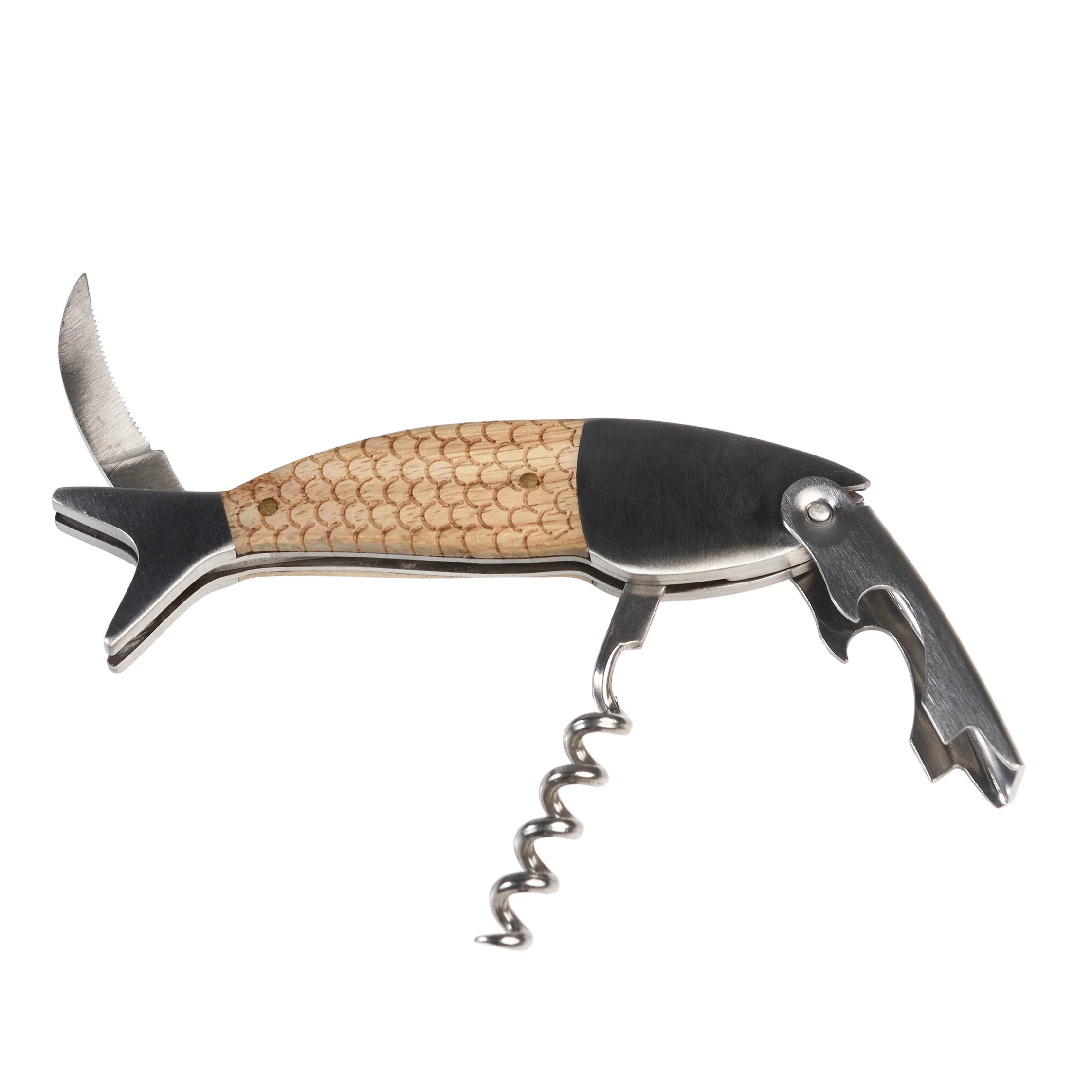 Spirit of Adventure Fish Shaped Corkscrew in a Tin - Image 3